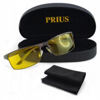 Okulary rozjaśniające męskie dla kierowców Żółte - polaryzacja, UV400 PRIUS