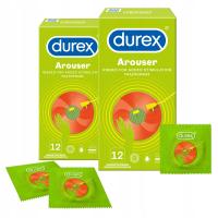 DUREX prezerwatywy Arouser 24 prążkowane ZESTAW