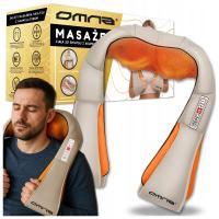 Masażer BEZPRZEWODOWY do Szyi Karku Ramion Pleców shiatsu na AKUMULATOR