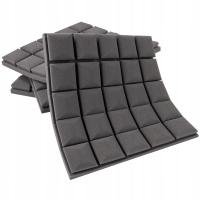 4× Mata akustyczna wygłuszająca klocki 50 x 50 x 5 cm
