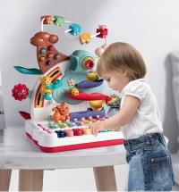 INTERAKTYWNY TOR KULKOWY GRA MAGNETYCZNA NAKARM PTASZKA CYMBAŁKI PIANINO