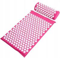 Акупрессура массажный коврик здоровье массажер шипы розовый / белый коврик