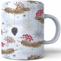 ŚWIĄTECZNY KUBEK 330ml PREZENT ŚWIĘTA POD CHOINKĘ