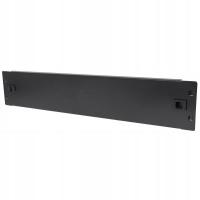 Maskownica do Szaf Rack 19” 2U, Czarny