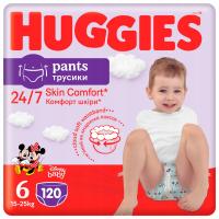 HUGGIES подгузники брюки 6 (15-25 кг) 4x30 шт