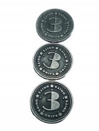 НАБОР ИЗ 3 СЕРЕБРЯНЫХ УНИВЕРСАЛЬНЫХ МЕТАЛЛИЧЕСКИХ МОНЕТ