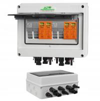 РАСПРЕДЕЛИТЕЛЬНЫЙ ЩИТ PV 1000V DC 2 СТРИНГИ ФОТОЭЛЕКТРИЧЕСКИЕ