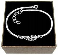 925 серебряный браслет крыло ангела знаменитости B76