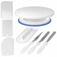 Вращающаяся Пластина, Вращающаяся Пластина, Шпатель, Скребок Для Торта, Набор