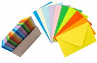 100шт арт Кинг микс красочные мини конверты набор красочный 100 мм x60mm
