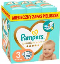 Подгузники Pampers Premium Care размер 3 200 шт.