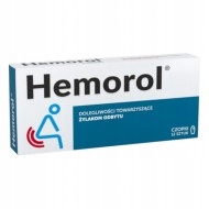 Hemorol, 12 czopków, hemoroidy ból