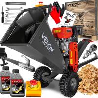 МОЩНЫЙ ДИЗЕЛЬНЫЙ ИЗМЕЛЬЧИТЕЛЬ ДЛЯ ВЕТОК 120 ММ ДВИГАТЕЛЬ 420 CC СЦЕПКА PROFI