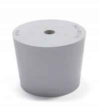 Korek gumowy fi 29/23 mm, h 30 mm z otworem