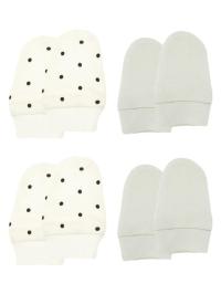 Хлопковые перчатки 4-Pack Nicol, R. ONESIZE