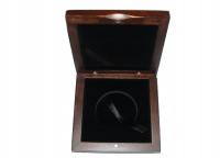 Pudełko ETUI drewniane na monete o średnicy do 44mm perła