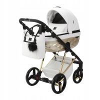 ADAMEX QUANTUM STAR COLLECTION wózek 2w1 STAR-104-K ZESTAW XXL