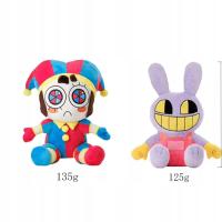 2ШТ ТАЛИСМАН AMAZING DIGITAL CIRCUS MEMNI И JAX ПЛЮШЕВЫЕ ИГРУШКИ 25 СМ