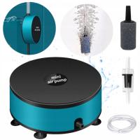 MINI NAPOWIETRZACZ DO AKWARIUM ZESTAW 4w1 MOCNA CICHA USB 250ml/min 1,5W