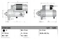Rozrusznik Denso DSN1385