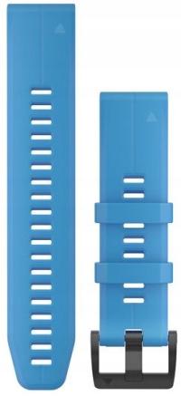 Garmin Pasek do zegarka QuickFit 22 - Niebieski silikonowy, 010-12740-03