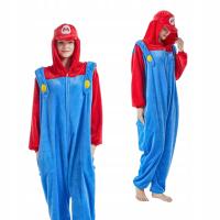 Piżama Onesie Kigurumi Kostium Przebranie Super Mario XL: 175 - 185cm