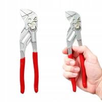 Szczypce nastawne 180 mm regulowane typu Knipex. - klucz nastawny do rur