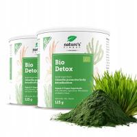 DETOX BIO OCZYSZCZANIE chlorella SPIRULINA ekologiczny Natures finest 2 szt