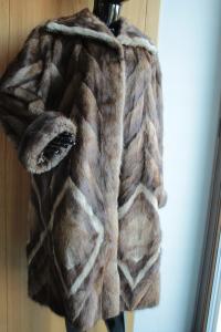 Naturalne futro L/XL