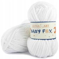 Пряжа Luna Art Baby Fox 100-01 белый