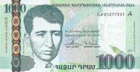 Armenia - 1000 Dram - 2015 - P59 - St.1