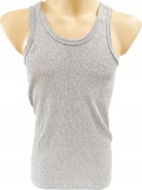 PODKOSZULEK T-SHIRT MĘSKI SZARY szt.2 BAWEŁNA