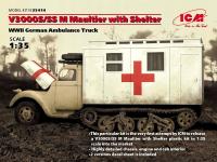 V3000S/SS M Maultier with Shelter WWII German Ambulance Truck 1:35