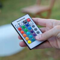 Nadmuchiwane siedzisko z wielokolorową diodą LED - brak pilota w zestawie