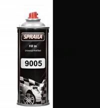 LAKIER DO ALUMINIUM RAL 9005 CZARNY GŁĘBOKI POŁYSK FARBA SPRAY 400 ML