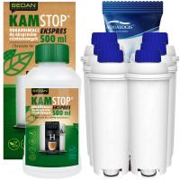 6× Filtr do wody Aqualogis AL-S002 + Odkamieniacz do ekspresu Sedan 500 ml