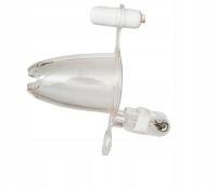 расширитель анальная пробка с светодиодный фонарик прозрачный