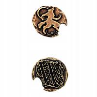 WILKOŁACKA ZŁOTA METALOWA MONETA 1 SZT LARP RPG