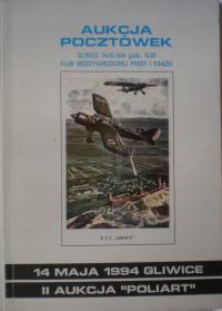 II Aukcja POLIART Aukcja pocztówek Gliwice 1994