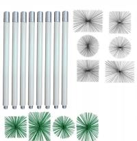 НАБОР ДЛЯ ОЧИСТКИ ДЫМОХОДА СНИЗУ 8 М ОДНА ЩЕТКА ШОМПОЛ