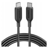 Szybki Kabel Anker PowerLine III USB-C do USB-C 100W 480Mb/s 1.8m Czarny