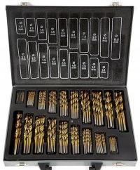 Zestaw wierteł SilverTools 170 szt. do metalu 1-10 mm walizka