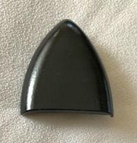 Końcówka okucie metalowe do paska czarne