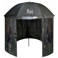 Рыболовная палатка зонтик регулируемый зеленый для рыбы водонепроницаемый 240 см