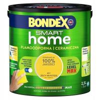 Farba ceramiczna ścienna Bondex 2,5 l Żółty na potęgę mat