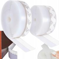 TAŚMA USZCZELKA SILIKONOWA USZCZELNIĄCA DO POD DRZWI OKIEN PROGU ZIMNO 2szt