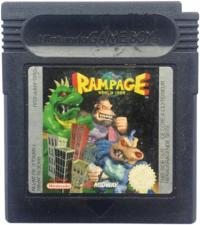 Rampage World Tour - GAME BOY COLOR GBC - SAM CARTRIDGE PAL