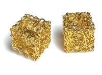 KALAIT Ozdoba pleciona kwadrat 1,2cm 2szt.-PZ58