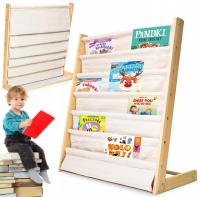 79 CM ORGANIZER DLA DZIECI 6 PÓŁEK REGAŁ SZAFKA NA KSIĄŻKI STOJAK LOFT 2 KG
