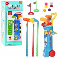 Zestaw Do Gry W Golfa Wózek Kije Pole Gra Sportowa 20el / LEAN Toys